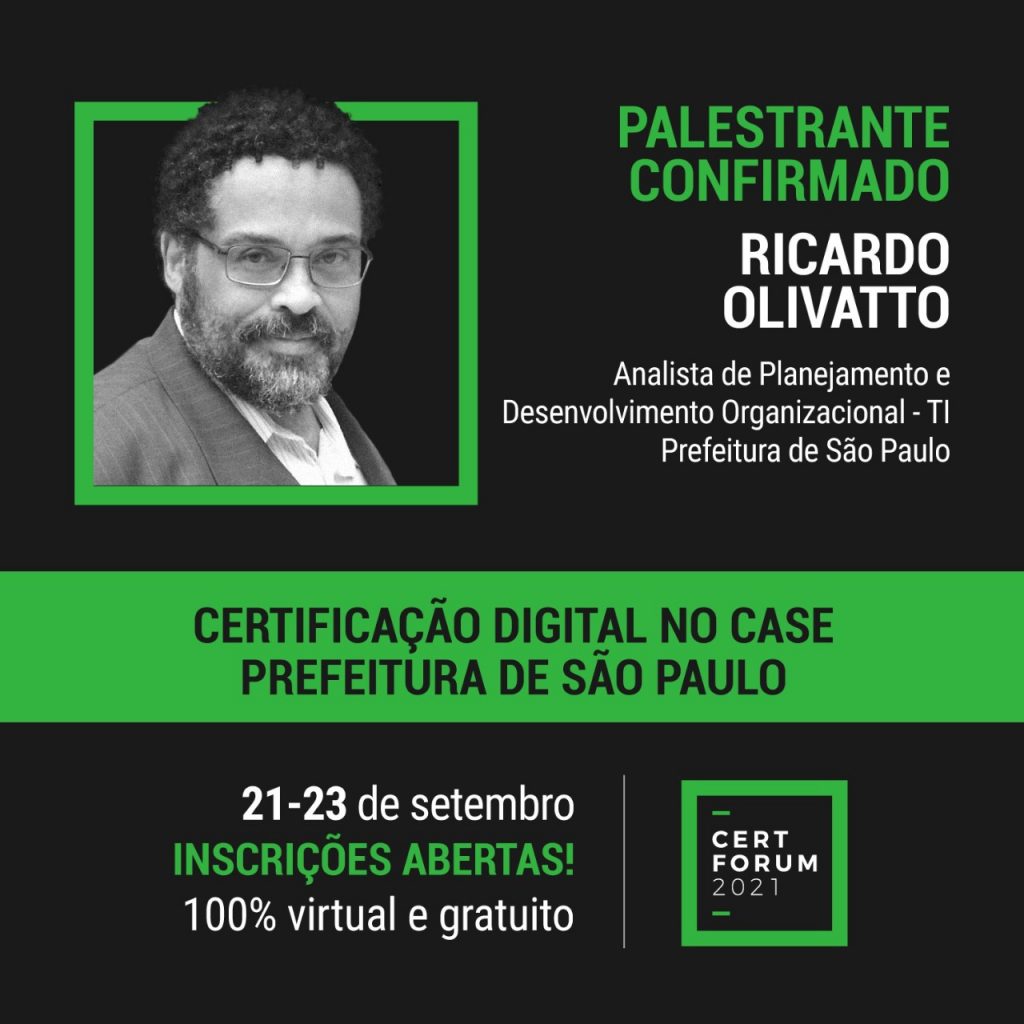 Palestrante confirmado