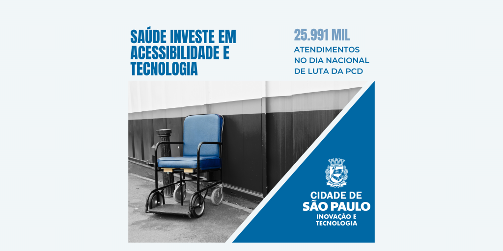 Saúde investe continuamente em acessibilidade e tecnologia para pessoas com deficiência